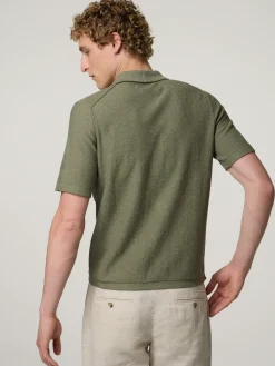 Strickhemd im Regular Fit