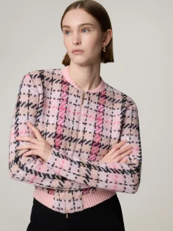 Strickjacke aus Alpaka-Mix