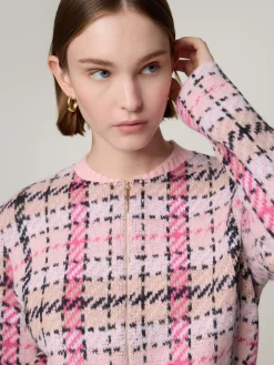 Strickjacke aus Alpaka-Mix