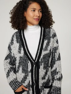 Strickjacke aus Alpaka-Mix