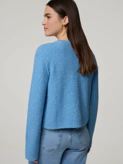 Strickjacke aus Bouclé