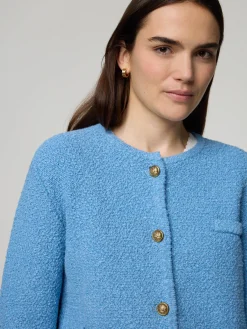 Strickjacke aus Bouclé
