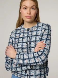 Strickjacke aus Bouclé