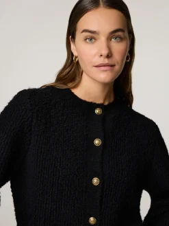 Strickjacke aus Bouclé