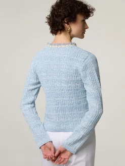 Strickjacke aus Boucle