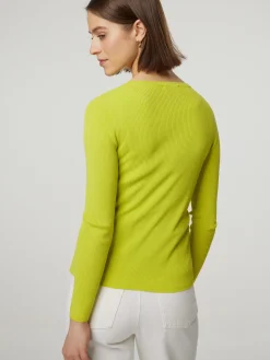 Strickjacke aus Feinstrick