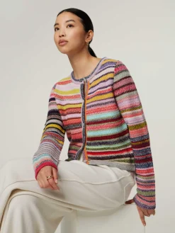 Strickjacke aus Kaschmir-Mix