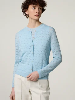 Strickjacke aus Schurwolle