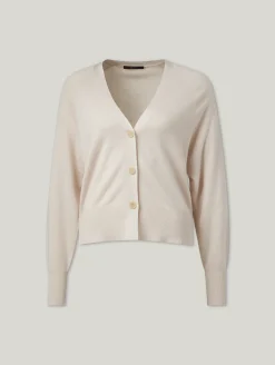 Strickjacke aus Seiden-Mix