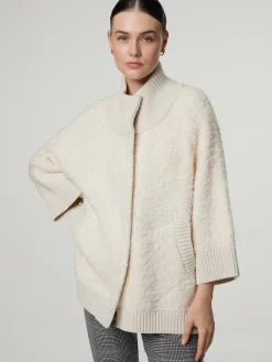 Strickjacke aus Woll-Boucle