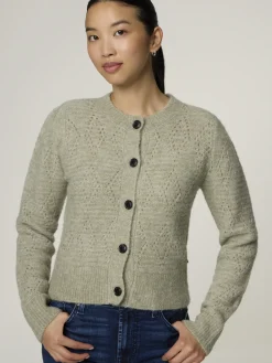 Strickjacke aus Woll-Mix