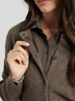 Strickjacke aus Woll-Mix