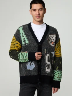 Strickjacke aus Woll-Mix AKKI