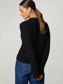 Strickjacke im Grobstrick