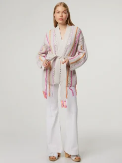 Strickjacke mit Baumwolle