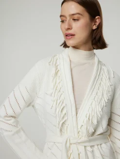 Strickjacke mit Baumwolle