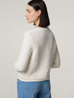 Strickjacke mit Baumwolle