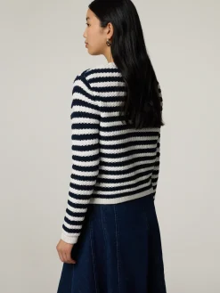 Strickjacke mit Baumwolle