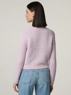 Strickjacke mit Baumwolle