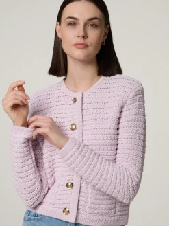 Strickjacke mit Baumwolle