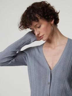 Strickjacke mit Baumwolle