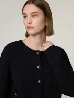 Strickjacke mit Kaschmir