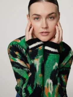 Strickjacke mit Schurwolle