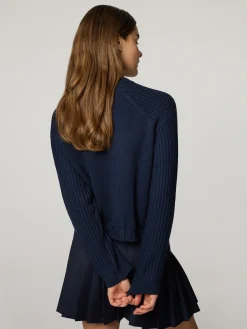 Strickjacke mit Wolle