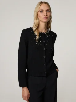 Strickjacke mit Wolle