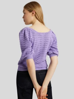 Strickoberteil aus Bio-Baumwolle