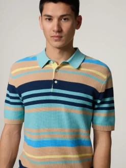 Strickpolo aus Baumwolle