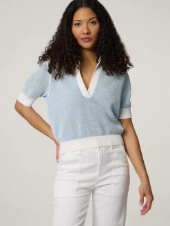 Strickpolo aus Baumwolle