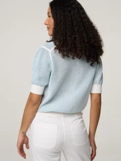 Strickpolo aus Baumwolle