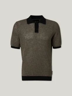 Strickpolo aus Baumwoll-Mix