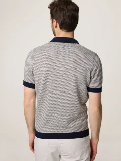 Strickpolo mit Leinen