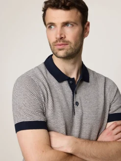 Strickpolo mit Leinen