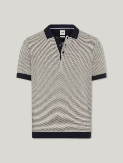 Strickpolo mit Leinen