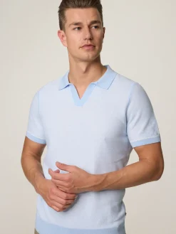 Strickpoloshirt im Regular Fit