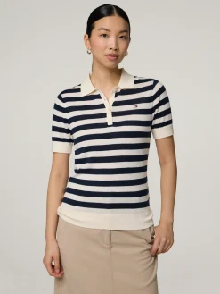 Strickpoloshirt im Regular Fit