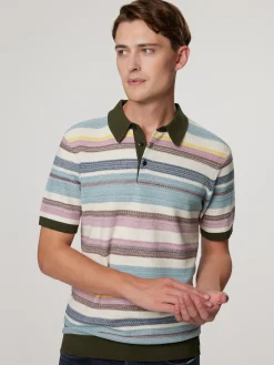 Strick-Poloshirt im Regular Fit