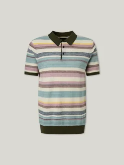 Strick-Poloshirt im Regular Fit