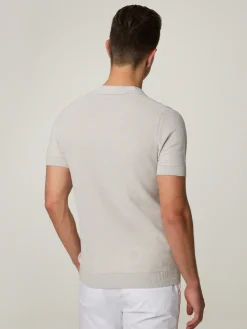 Strickpoloshirt im Regular Fit