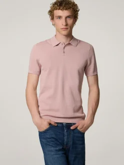 Strickpoloshirt im Regular Fit