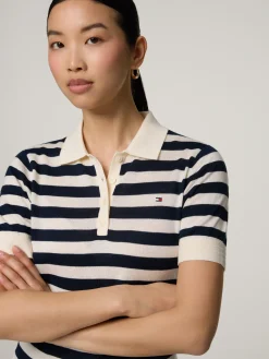 Strickpoloshirt im Regular Fit