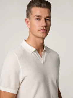 Strickpoloshirt im Regular Fit