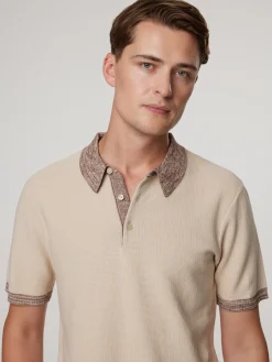 Strick-Poloshirt im Regular Fit