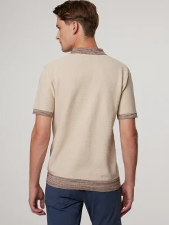 Strick-Poloshirt im Regular Fit