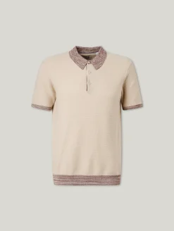 Strick-Poloshirt im Regular Fit