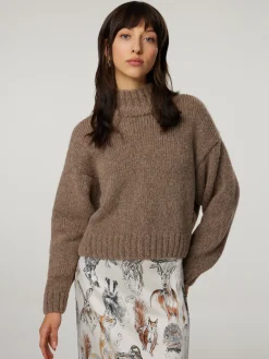 Strickpullover aus Woll-Mix