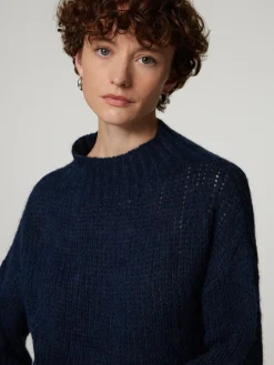 Strickpullover mit Alpaka-Wolle